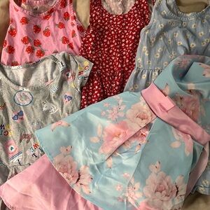 Floral and Patterned Dresses for Kids Girls 4/5